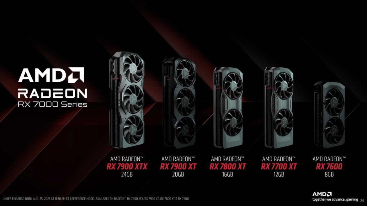 AMD Radeon RX 7700 XT e 7800 XT
