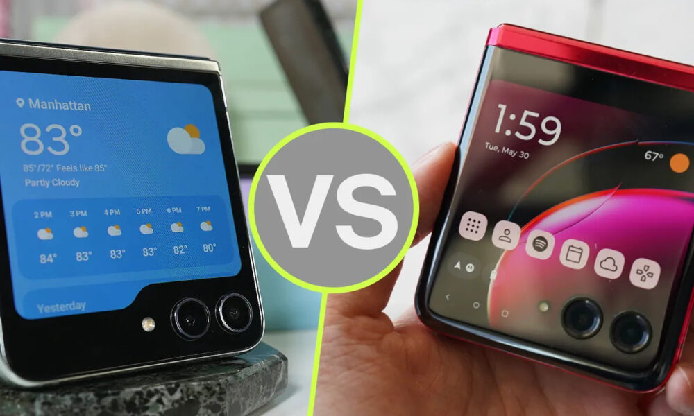 Galaxy Z Flip 5 vs Motorola Razr Plus