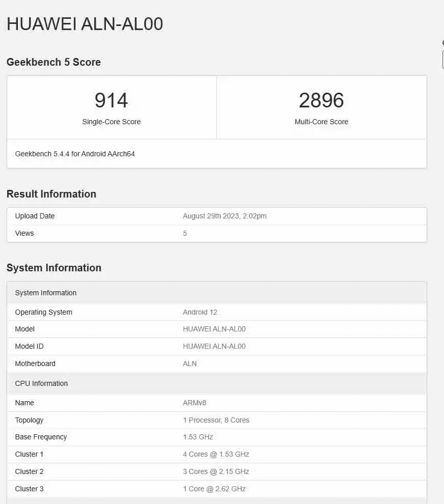 Huawei Mate 60 Pro: Dettagli sul CPU non annunciati, ma ora noti 7 image 286