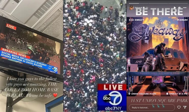 Twitch streamer Kai Cenat arrestato durante un giveaway di PS5 a New York 6 image 62