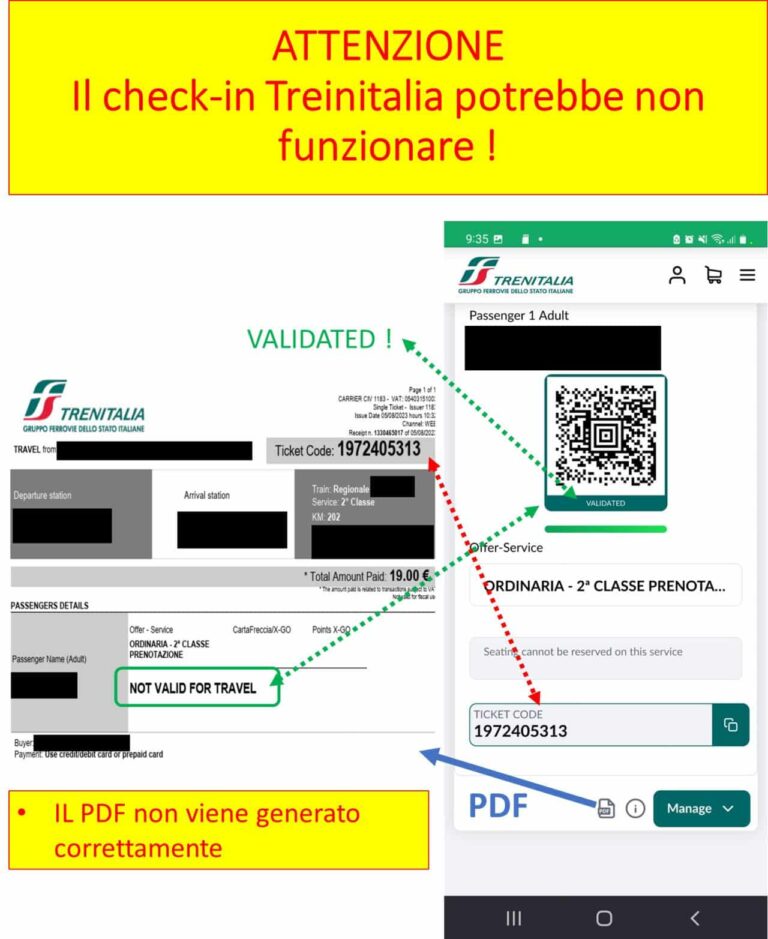 Trenitalia Check In