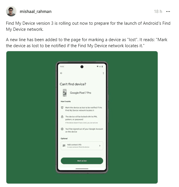 Google aggiorna l'icona "Find My Device" e prepara nuove funzionalità 6 image 132