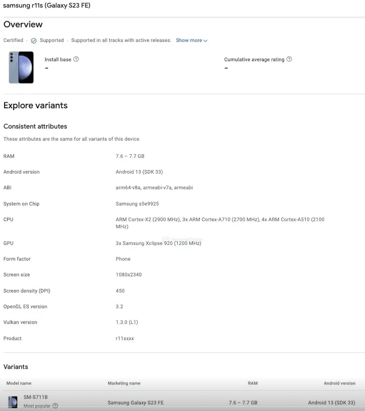 Samsung Galaxy S23 FE: confermate le varianti Exynos e Snapdragon e trapela il teaser ufficiale 6 image 211