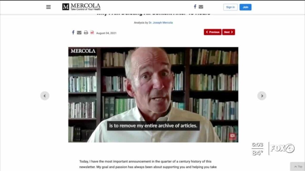 Il no-vax Joseph Mercola perde la causa contro YouTube 2 image 39 1