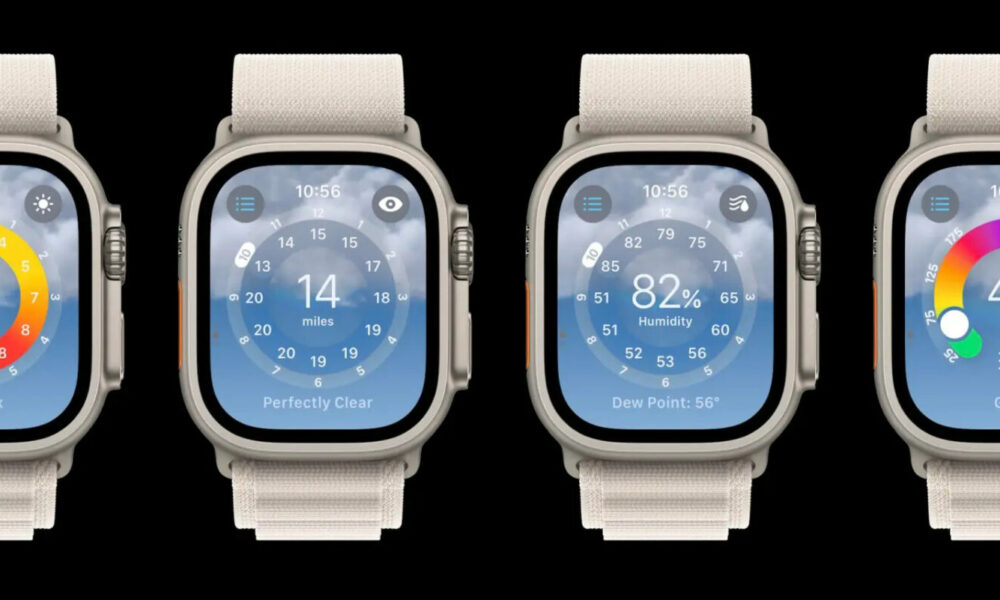 meteo su Apple Watch con watchOS 10