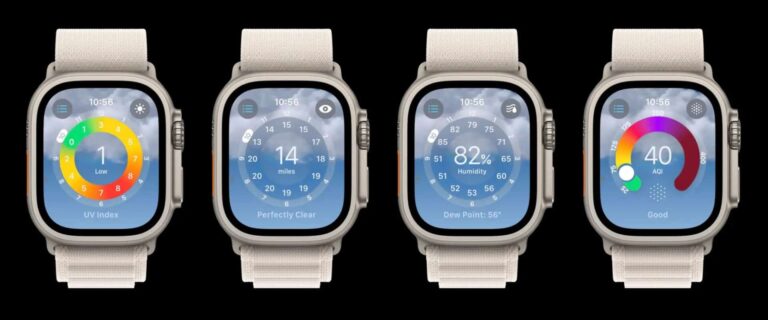 meteo su Apple Watch con watchOS 10