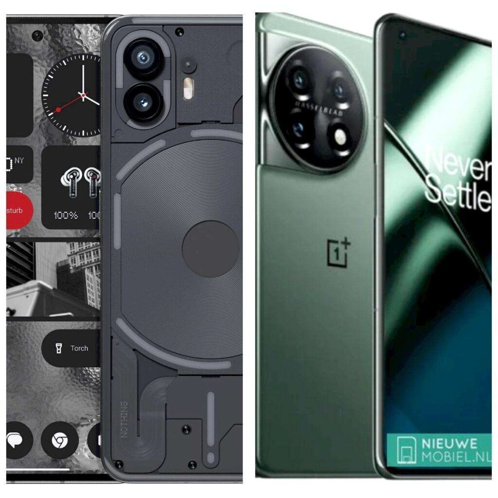 one plus vs nothing phone 2