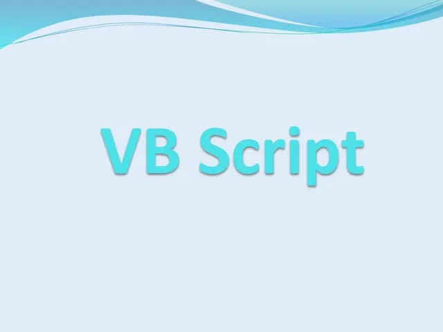 vbs script