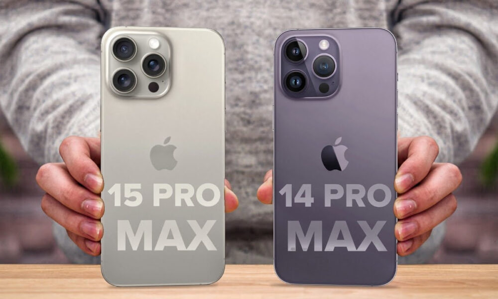 iPhone 15 Pro Max e iPhone 14 Pro Max