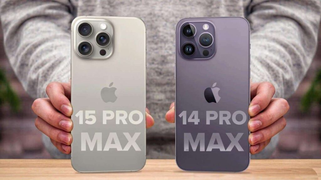 iPhone 15 Pro Max e iPhone 14 Pro Max