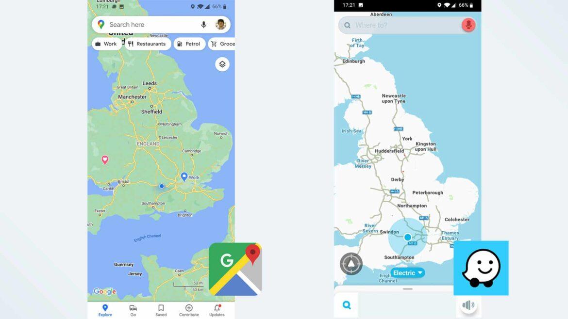 Google Maps e Waze Google Maps e Waze