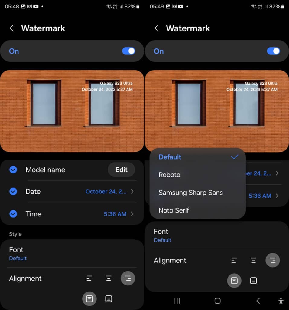 Samsung One UI 6: miglioramenti e nuovo watermark fotocamera 6 image 244 3