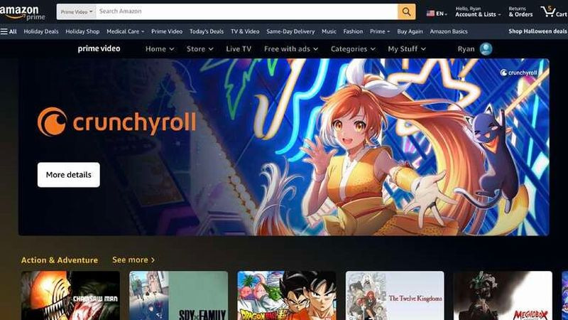 Amazon e Crunchyroll