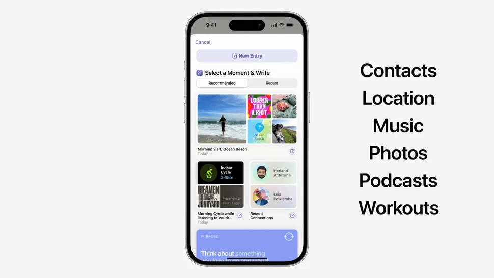 Apple rilascia iOS 17.2: Nuove Funzionalità per iPhone 6 apple journal
