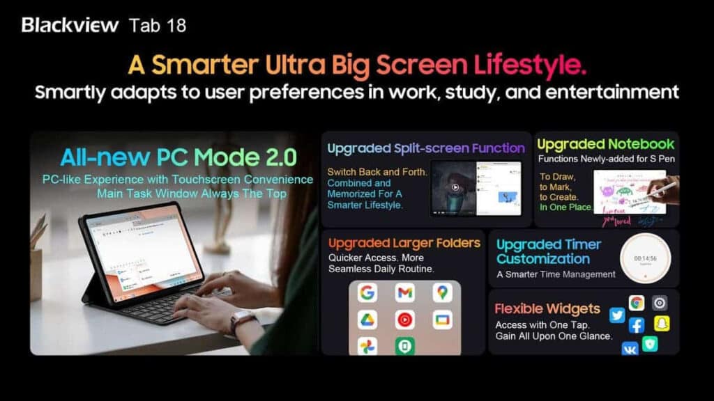 Blackview Tab 18: tablet potenziato con display ultra-grande 7 image 312 4