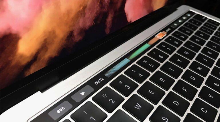 Apple mackbook touchbar