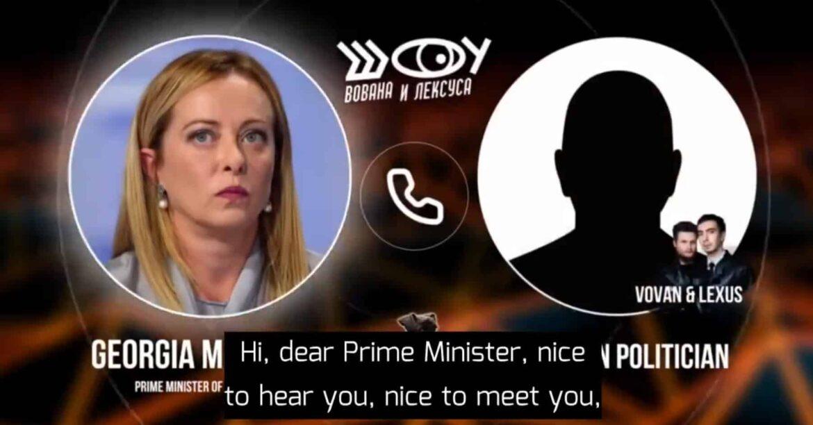 scherzo telefonico meloni scherzo telefonico meloni