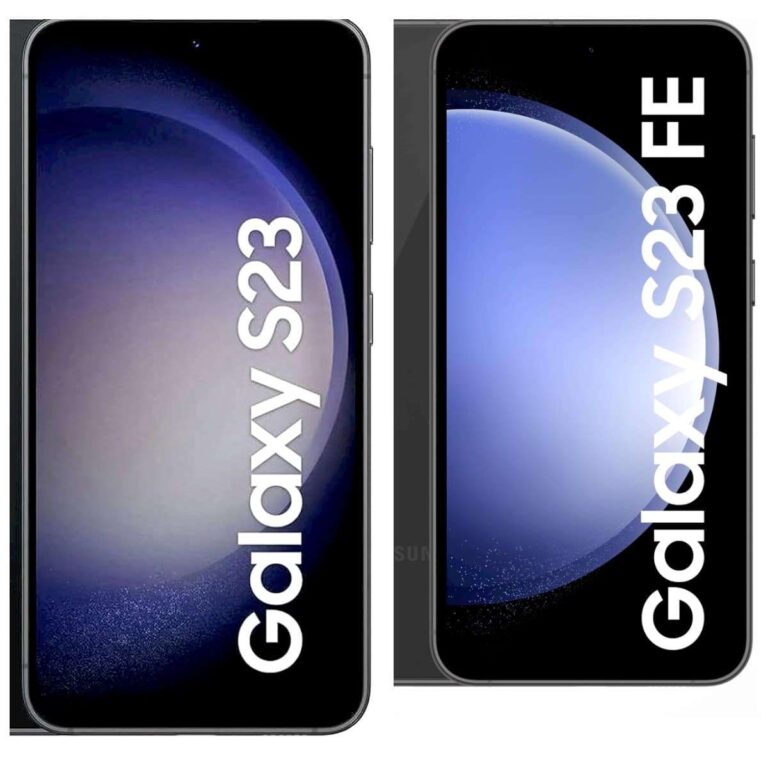 confronto samsung fe s23
