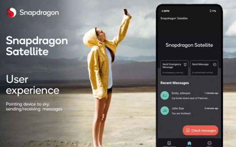 Snapdragon Satellite: addio connettività satellitare