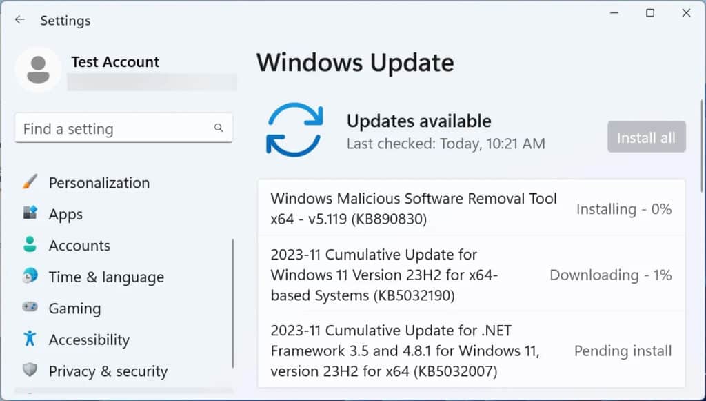 Windows 11: aggiornamento KB5032190 abilita Moment 4 6 image 169