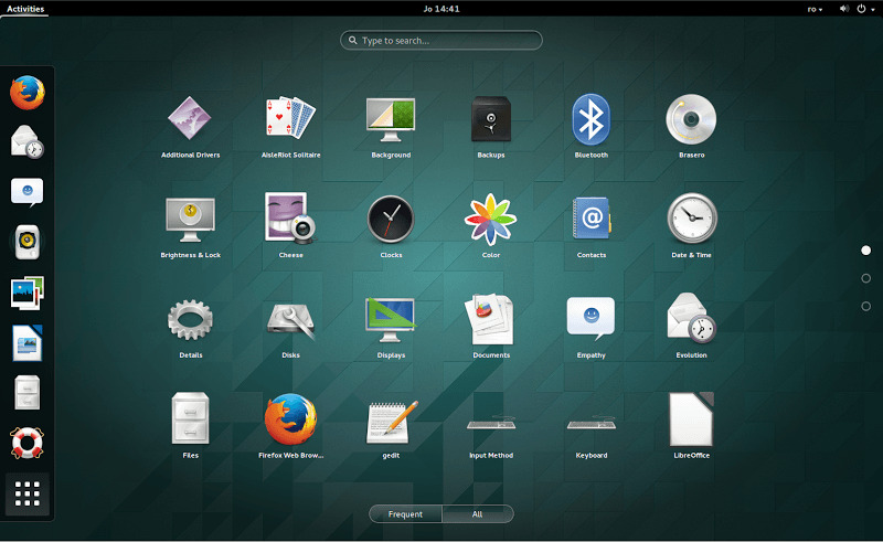 desktop environment Linux