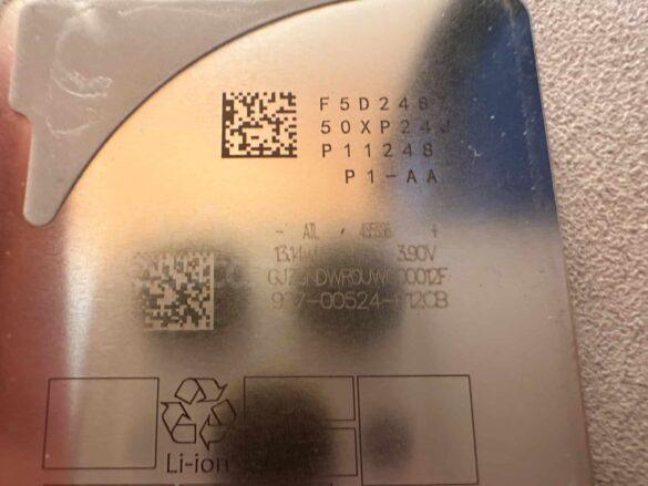 iphone 16 pro batteria