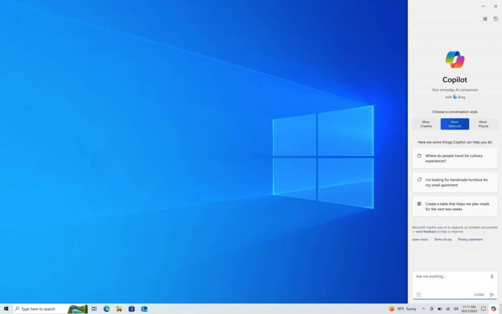 windows 10 copilot
