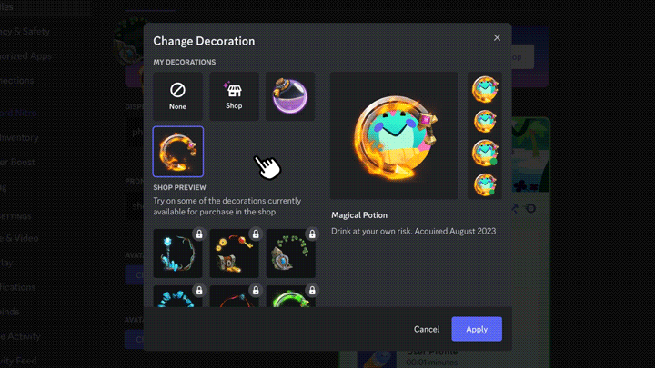 Novità per il profilo Discord: decorazioni e effetti 9 image 276
