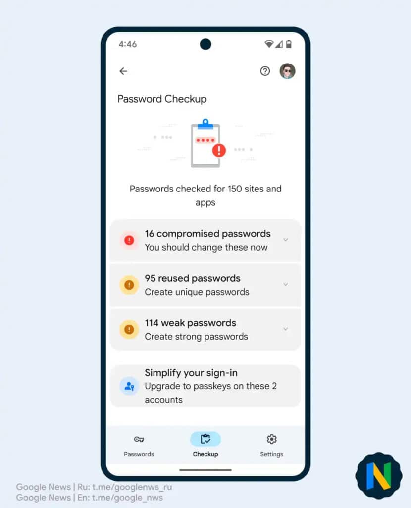 Google Password Manager rinnovato con Material You 7 image 49 1
