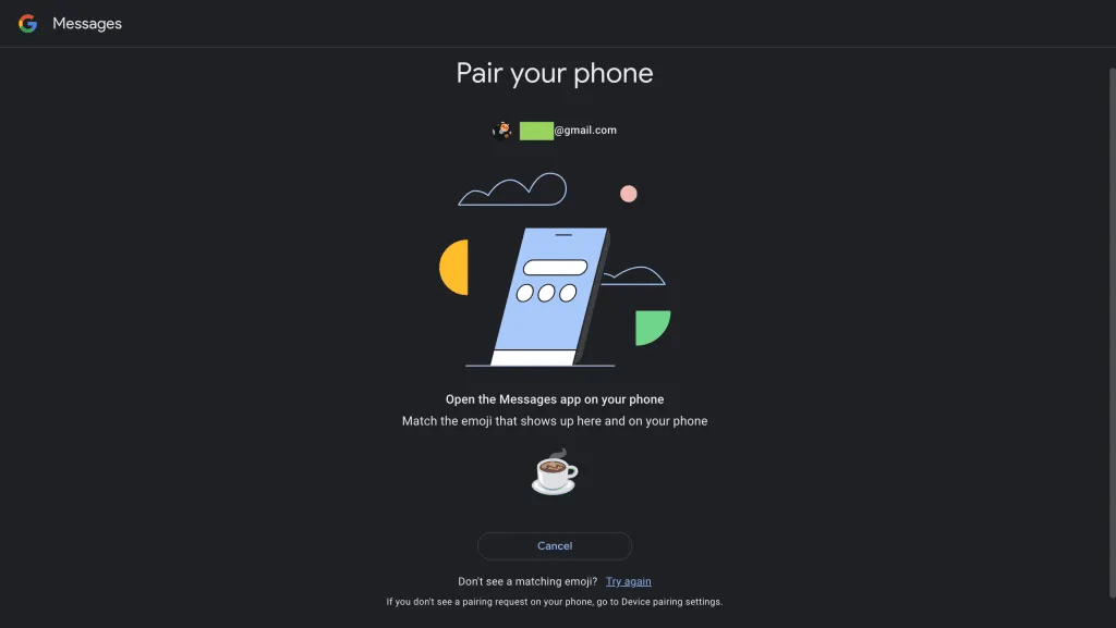 Messages introduce abbinamento basato sull'account Google 6 image 8