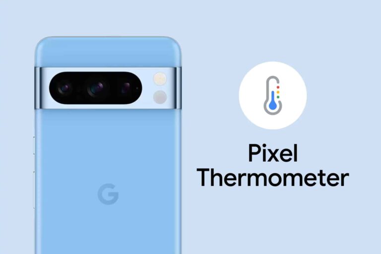 Termometro del Pixel 8 Pro