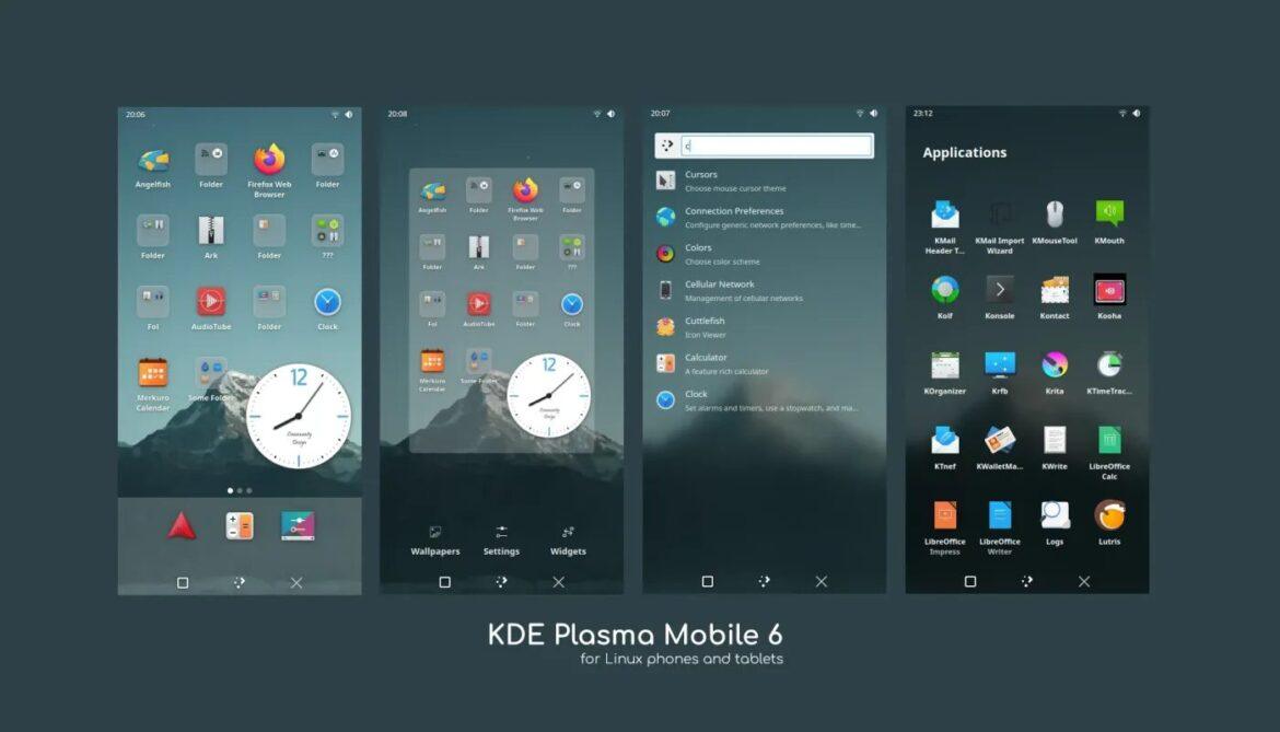 KDE Plasma 6 for Mobile KDE Plasma 6 for Mobile