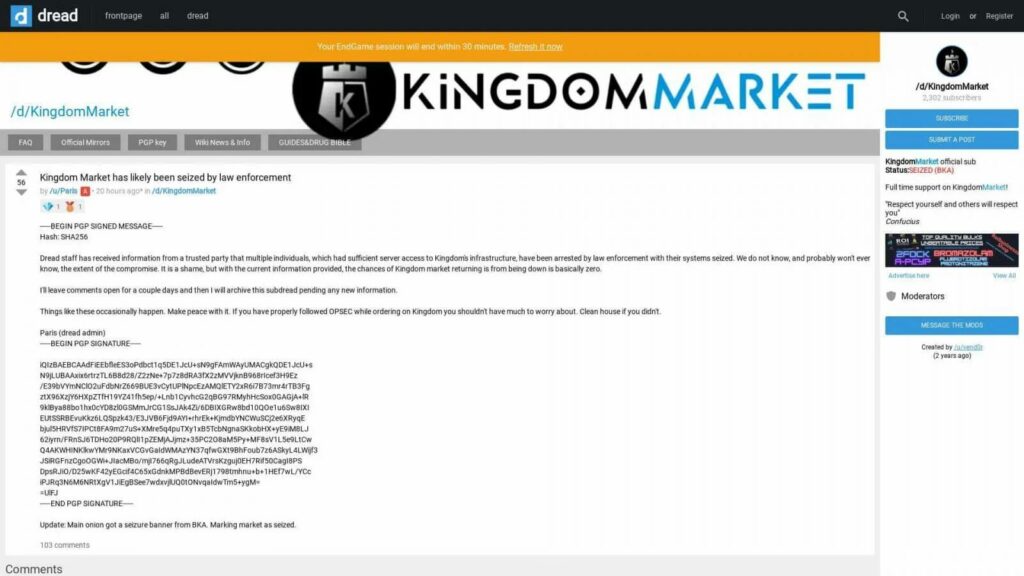 Polizia tedesca smantella Kingdom Market sul Dark Web 6 image 182