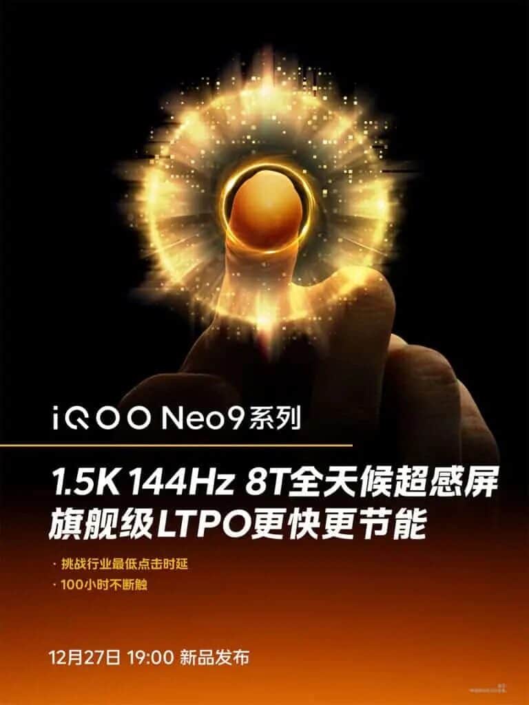 iQOO Neo9: dettagli sul Display e Specifiche di Punta 6 image 183