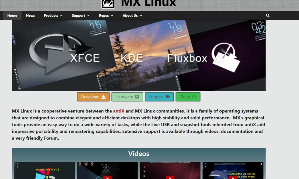 MX Linux raspberry pi