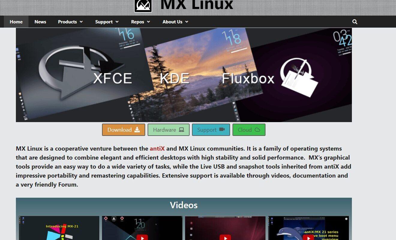 MX Linux raspberry pi