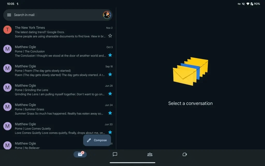 Gmail su Tablet Android: nuovo Design 6 image 32