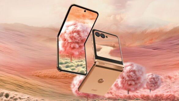 Razr 40 Ultra Edge 40 Neo peach fuzz pantone