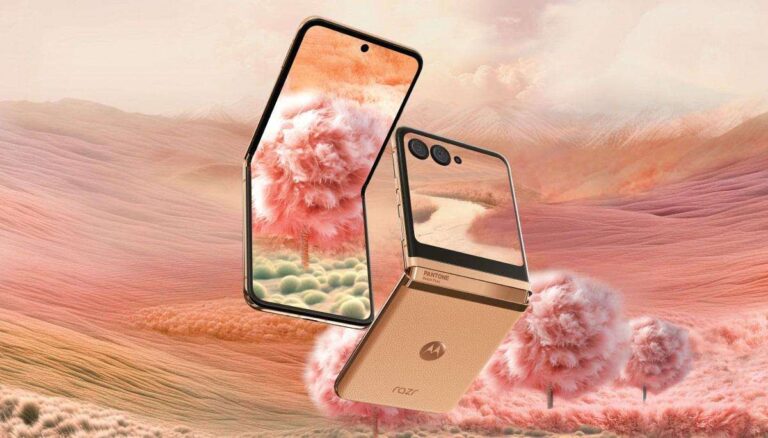 Razr 40 Ultra Edge 40 Neo peach fuzz pantone