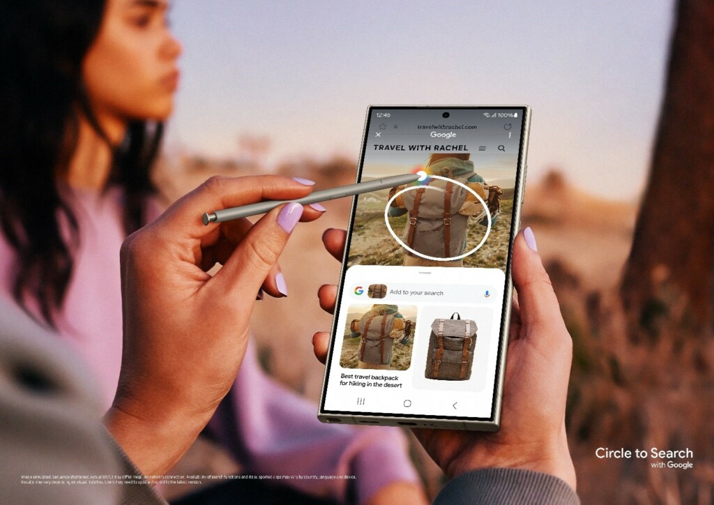 Google Pixel 8 Pro adesso misura la temperatura e non solo 6 Samsung S24 Circle to search