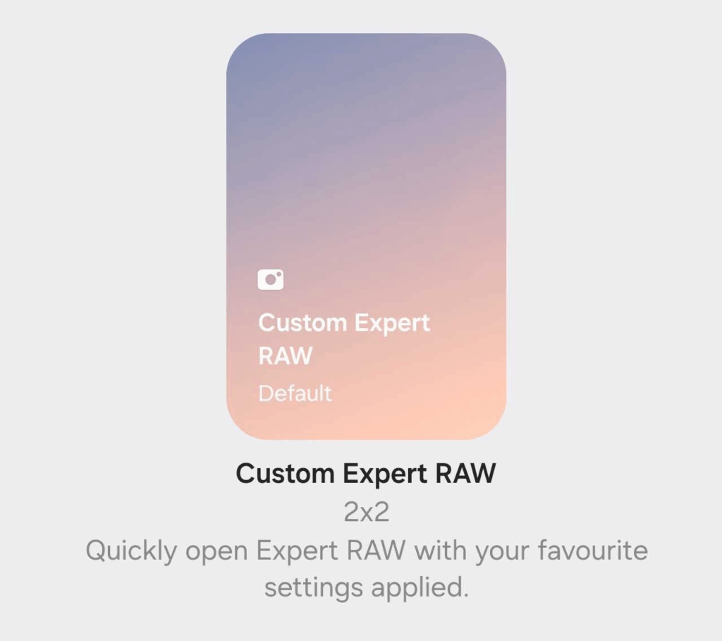 Galaxy S24 One UI 6.1 Widget Fotocamera Custom Expert RAW 6 image 174