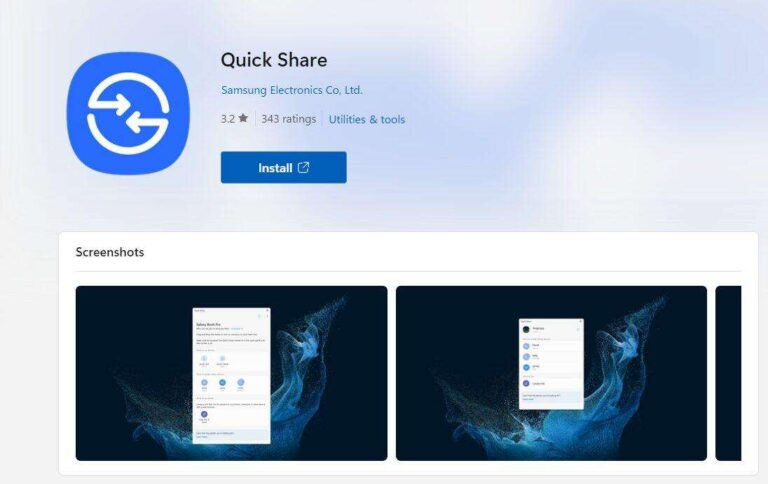 samsung quick share windows