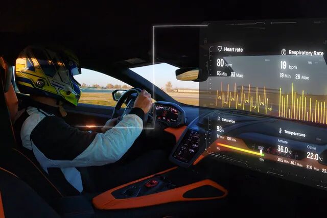 Lamborghini monitoraggio Biometrico