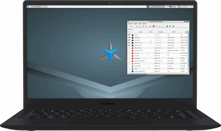 Qubes OS laptop linux