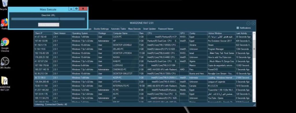 USA smantella Warzone RAT: arresti e sequestri 2 Warzone Rat