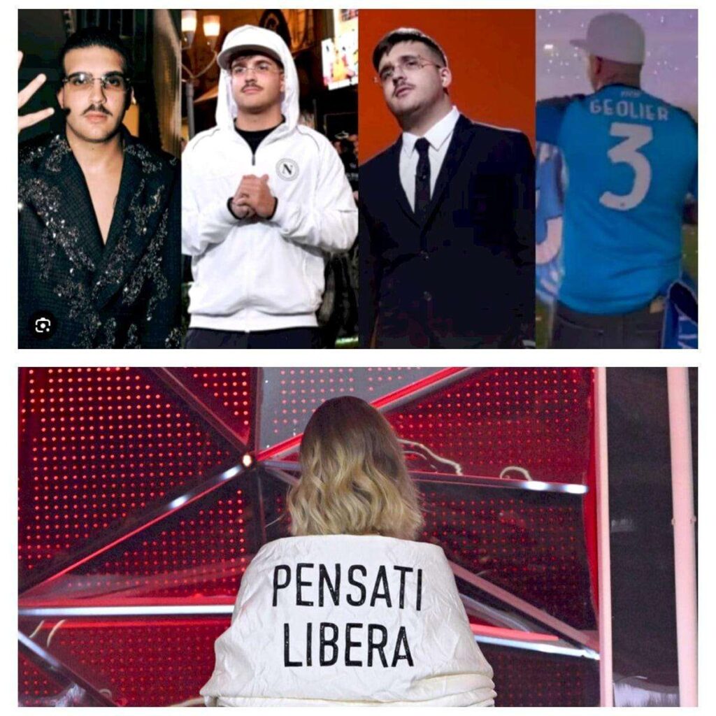 Chiara, pensati libera. Napoli, l'Italia, hanno Geolier e le sue ombre 2 geolier ferragni