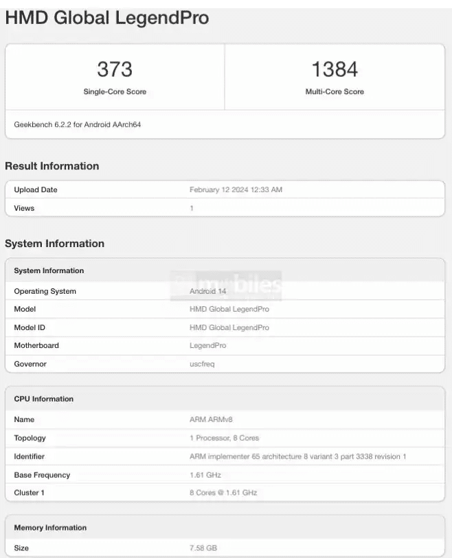 HMD Global Legend e Legend Pro su Geekbench 7 image 102