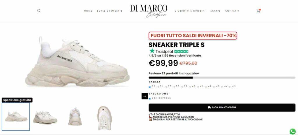 Truffa dimarcoutletfirenze.com: merce contraffatta e diversi dalle prenotazioni 6 image 180