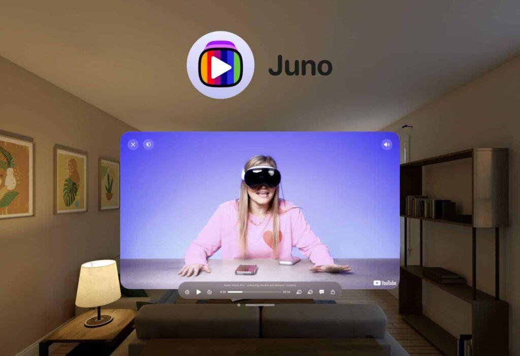 Apple Vision Pro e Meta Quest 3S: novità in arrivo nella realtà virtuale 6 Vision Pro app Juno