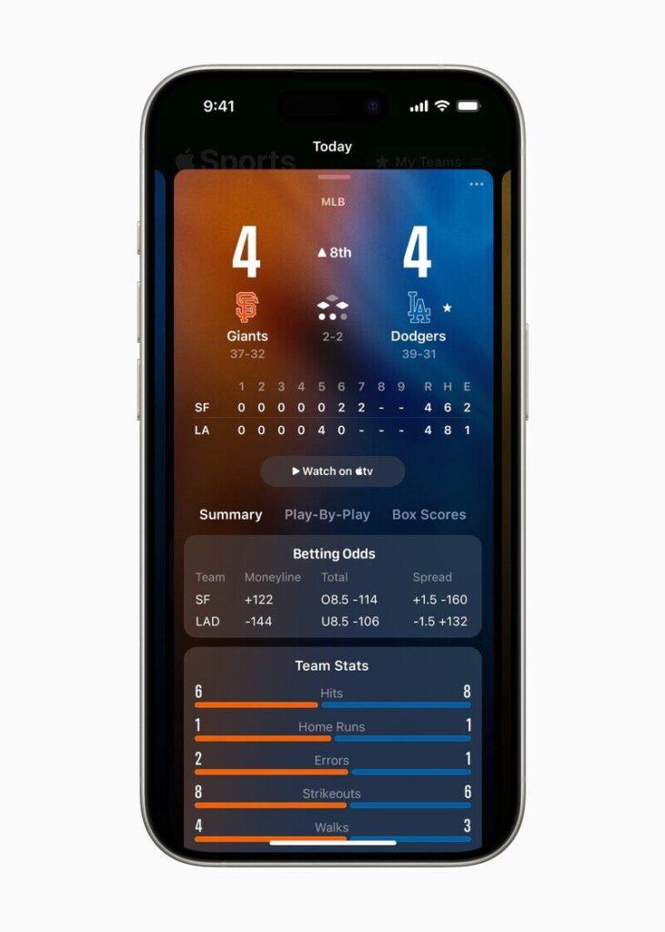 Apple Sports: la nuova frontiera per gli appassionati di sport, streaminge scommesse 7 image 209 1